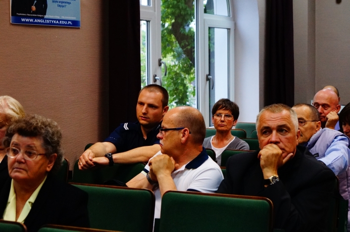 Spotkanie z  mieszkańcami Rakowa - krótkie i bez większych problemów