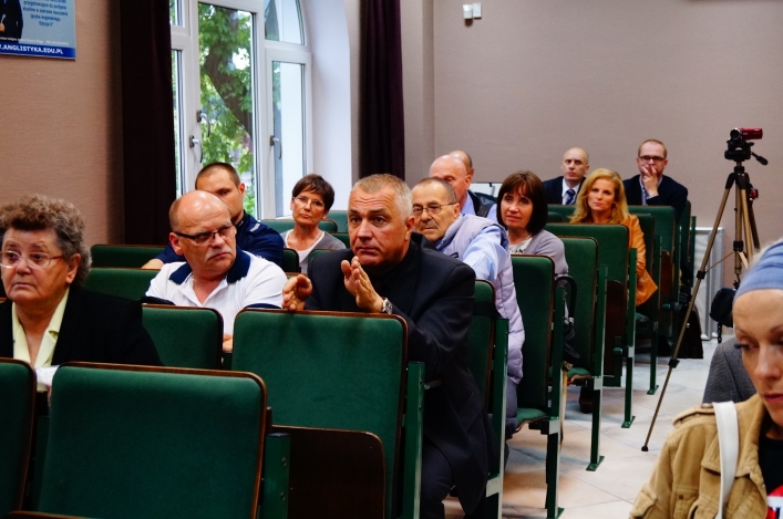 Spotkanie z  mieszkańcami Rakowa - krótkie i bez większych problemów