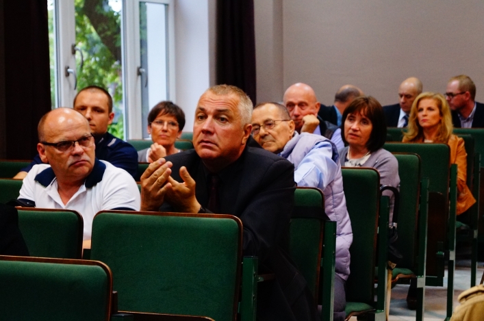 Spotkanie z  mieszkańcami Rakowa - krótkie i bez większych problemów