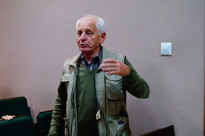 Spotkanie z  mieszkańcami Rakowa - krótkie i bez większych problemów
