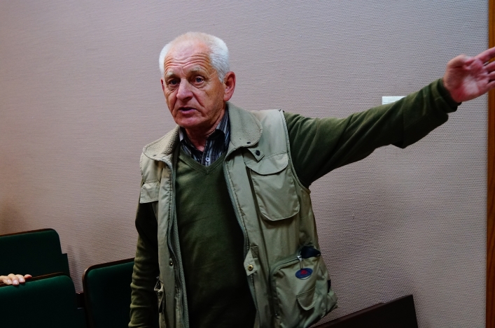 Spotkanie z  mieszkańcami Rakowa - krótkie i bez większych problemów
