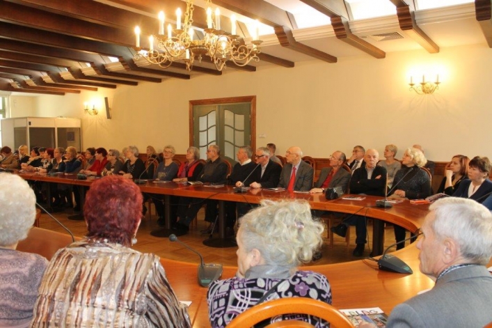 Spotkanie z seniorami w Kamieniczkach Elbląskich