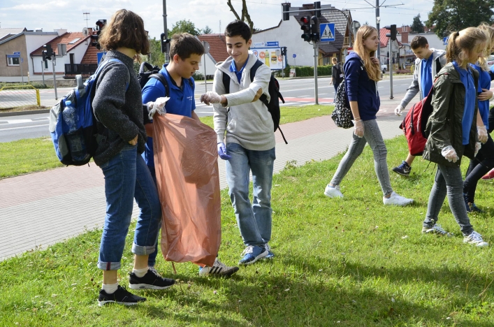Sprzątanie Świata w Zespole Szkół nr 1