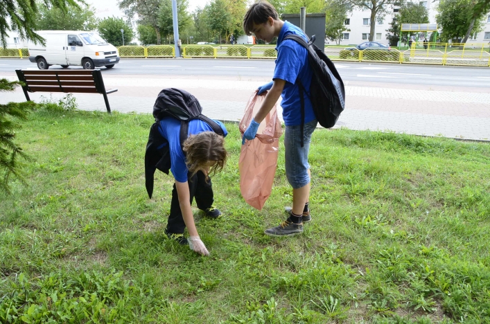 Sprzątanie Świata w Zespole Szkół nr 1