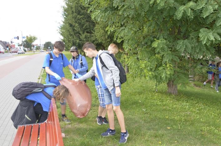 Sprzątanie Świata w Zespole Szkół nr 1