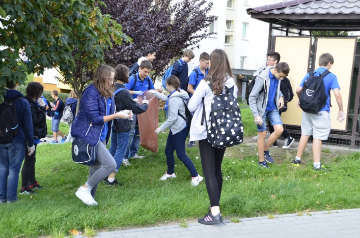 Sprzątanie Świata w Zespole Szkół nr 1