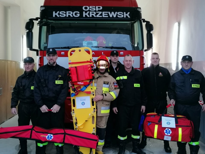 Strażacy z OSP w Krzewsku otrzymali piękny prezent na święta
