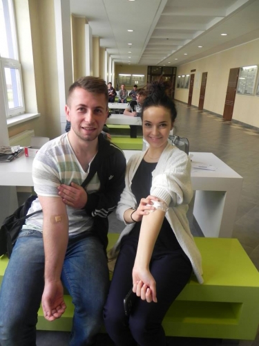 Studenci chętnie dzielili się swoją krwią