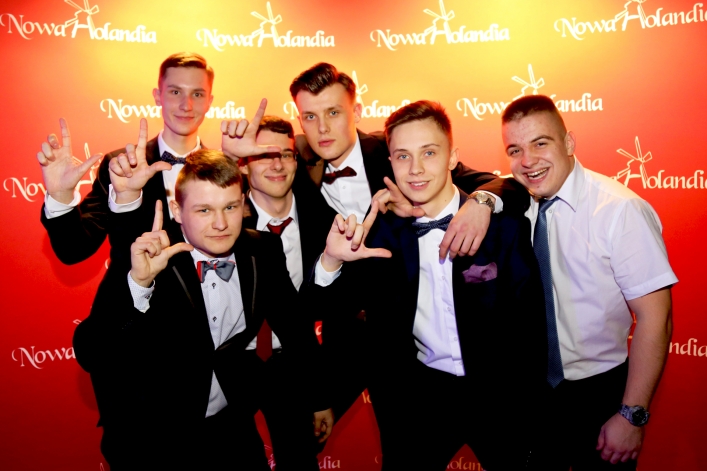 Studniówka I LO w Elblągu A.D. 2018 – ścianka  