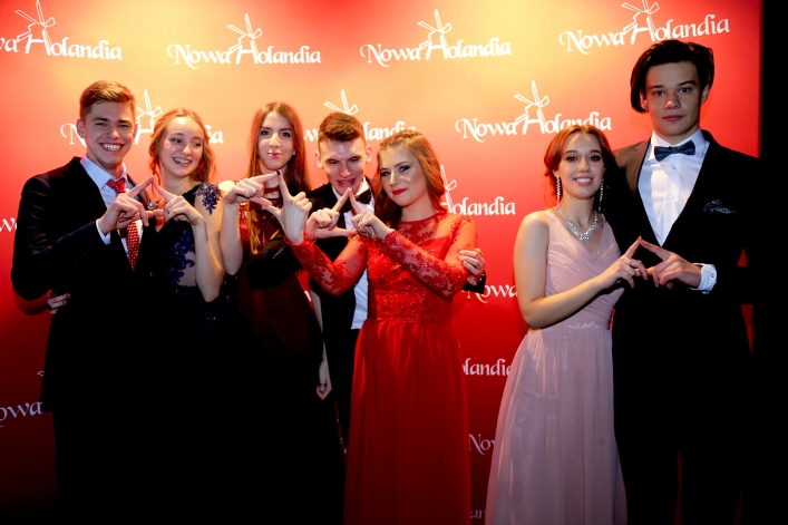 Studniówka I LO w Elblągu A.D. 2018 – ścianka  