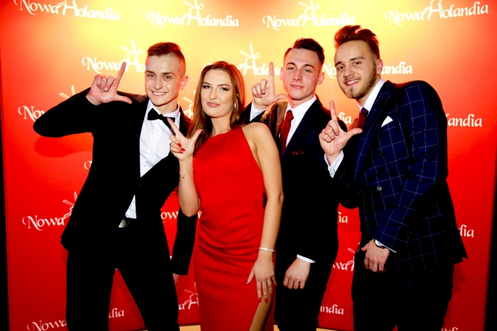 Studniówka I LO w Elblągu A.D. 2018 – ścianka  