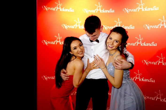 Studniówka I LO w Elblągu A.D. 2018 – ścianka  