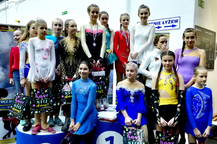 Sukcesy elbląskich łyżwiarek podczas warszawskiego „Walley Cup”,