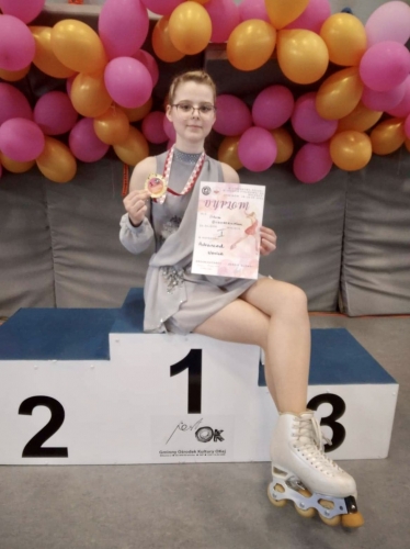 Sukcesy UKS „Szóstka” Elblag na mistrzostwach Polski w jeździe figurowej na rolkach