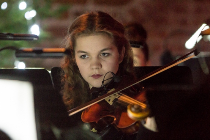 Świąteczny koncert młodych muzyków w Galerii EL