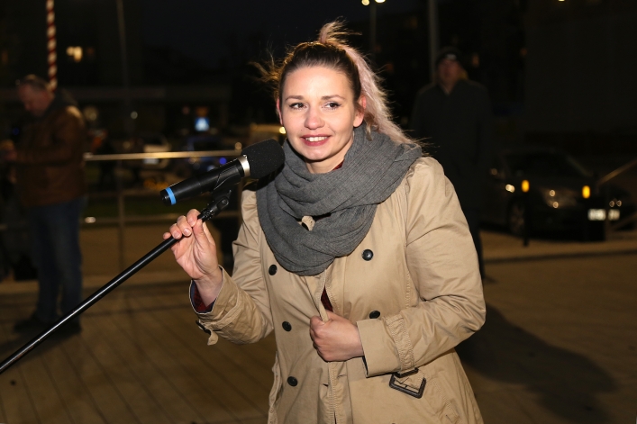 Światełko dla edukacji na Placu Kazimierza Jagiellończyka