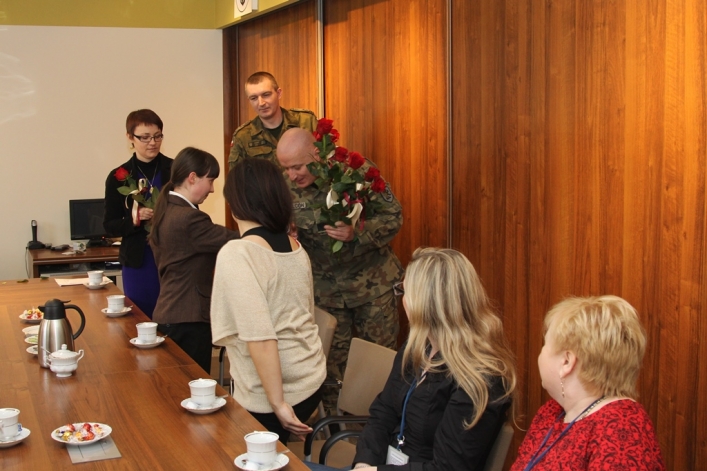 Święto kobiet w 16 Pomorskiej Dywizji Zmechanizowanej