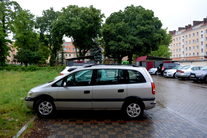 Szlaban na ul. Mącznej