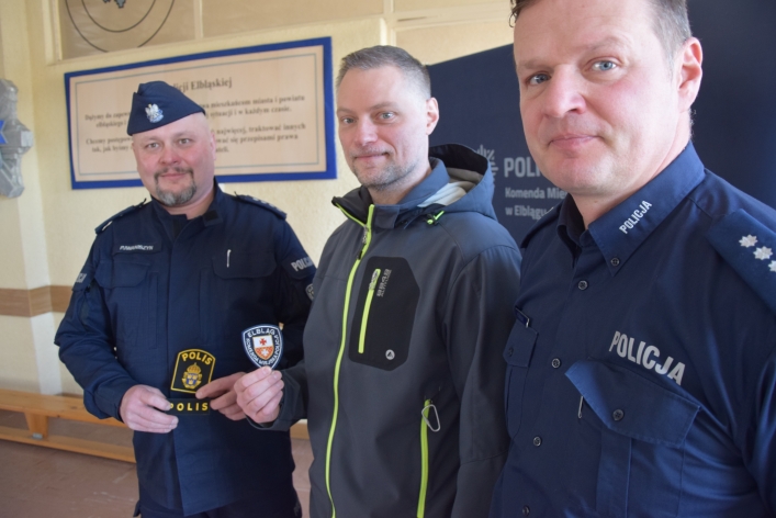 Szwedzki policjant odwiedził elbląską komendę