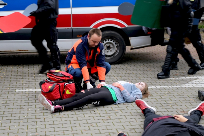 Terroryści zaatakowali w Elblągu. Na szczęście to tylko ćwiczenia