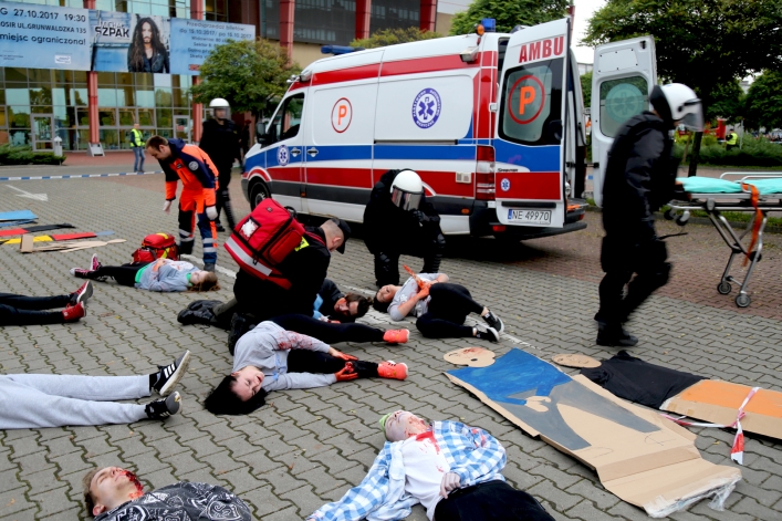 Terroryści zaatakowali w Elblągu. Na szczęście to tylko ćwiczenia
