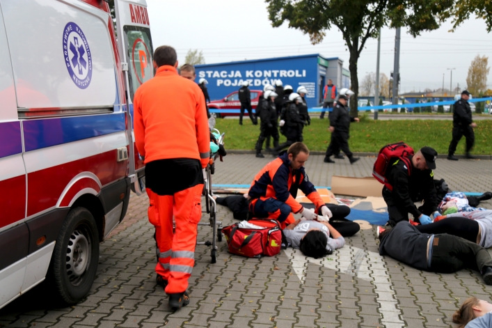 Terroryści zaatakowali w Elblągu. Na szczęście to tylko ćwiczenia