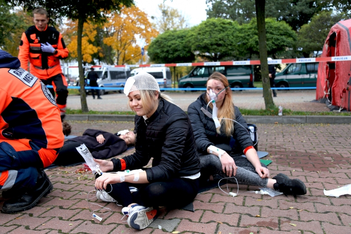 Terroryści zaatakowali w Elblągu. Na szczęście to tylko ćwiczenia