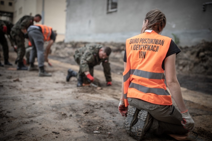 Terytorialsi pomagają szukać szczątków naszych Bohaterów 