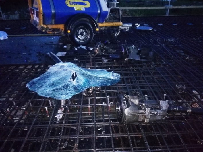 Tragedia w płonącym samochodzie. Jedna osoba nie żyje