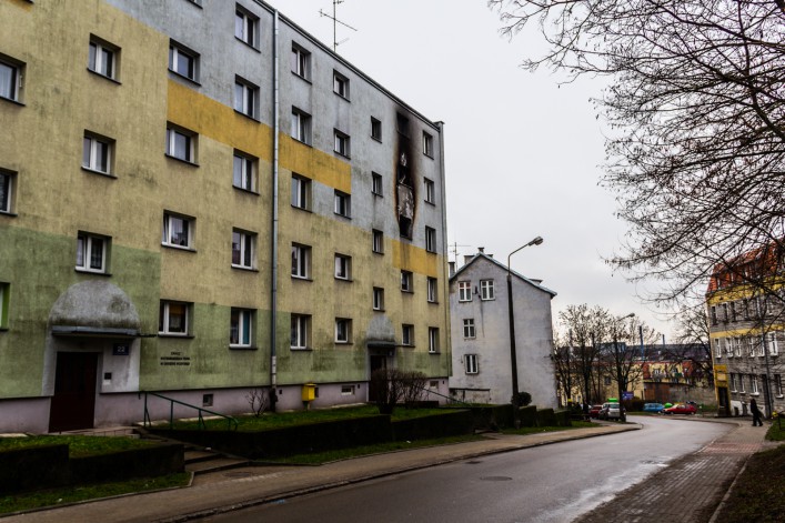 Tragiczny pożar budynku. Jedna osoba nie żyje