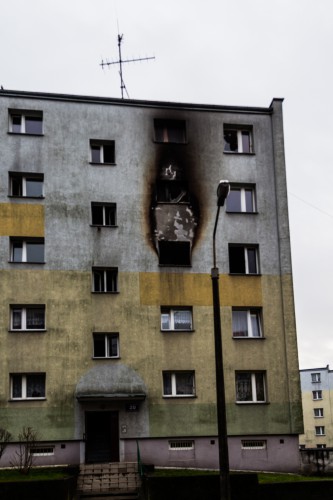 Tragiczny pożar budynku. Jedna osoba nie żyje