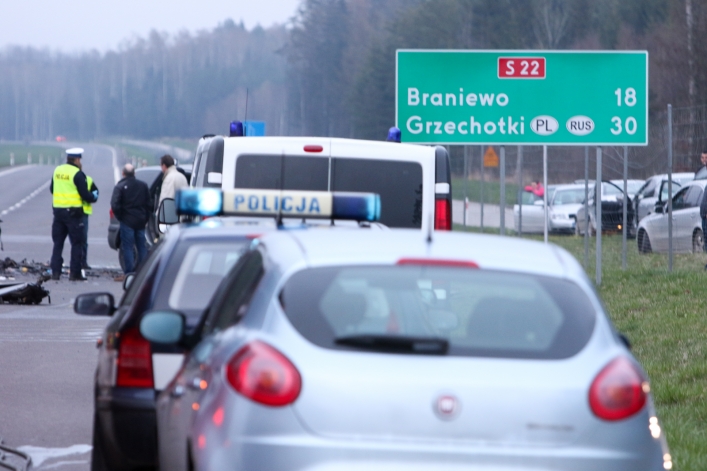 Tragiczny wypadek na S22 - nie żyją trzy osoby