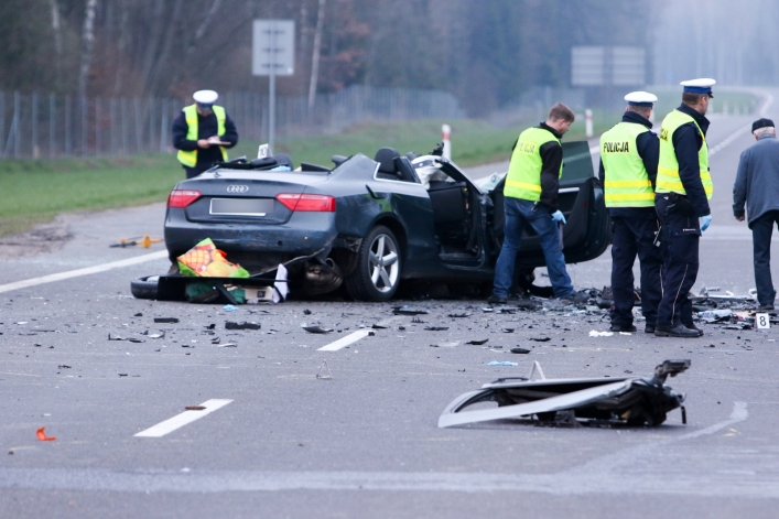 Tragiczny wypadek na S22 - nie żyją trzy osoby