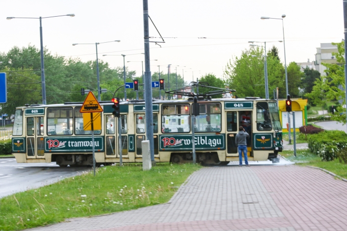 Tramwaje elbląskie, które się... palą (foto/video)