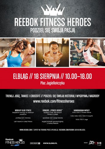 Trenuj z Reebokiem w Elblągu i zostań bohaterem fitnessu