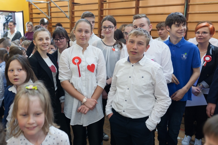 Uczniowie SP nr 16 w Elblągu wzięli udział w ogólnopolskim konkursie „Do Hymnu” 