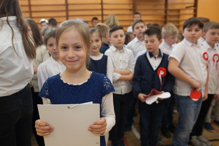 Uczniowie SP nr 16 w Elblągu wzięli udział w ogólnopolskim konkursie „Do Hymnu” 