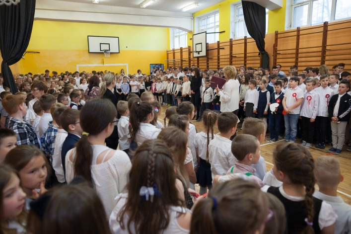 Uczniowie SP nr 16 w Elblągu wzięli udział w ogólnopolskim konkursie „Do Hymnu” 