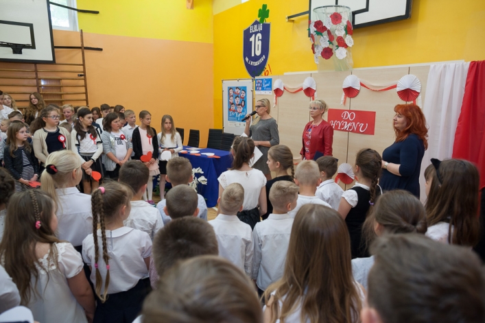 Uczniowie SP nr 16 w Elblągu wzięli udział w ogólnopolskim konkursie „Do Hymnu” 