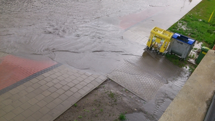 Ulewa podtopiła mieszkańców ul. Niskiej