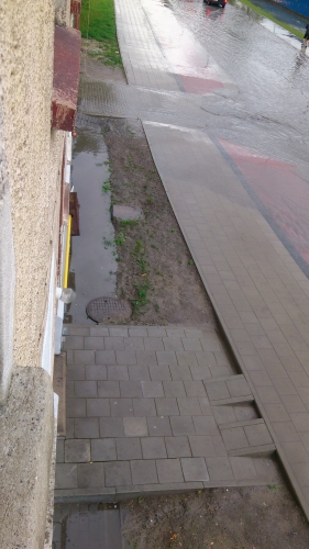 Ulewa podtopiła mieszkańców ul. Niskiej
