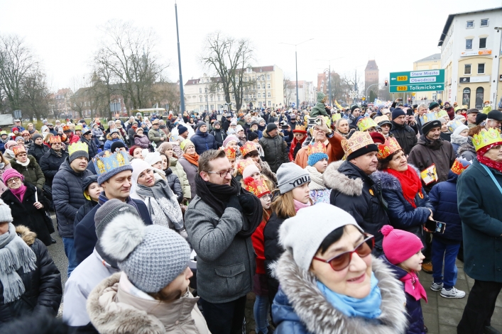Ulicami Elbląga po raz szósty przeszedł barwny Orszak Trzech Króli
