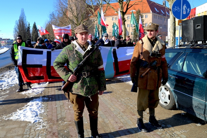 Ulicami Elbląga przeszedł III Elbląski Marsz Pamięci  Żołnierzy Wyklętych 