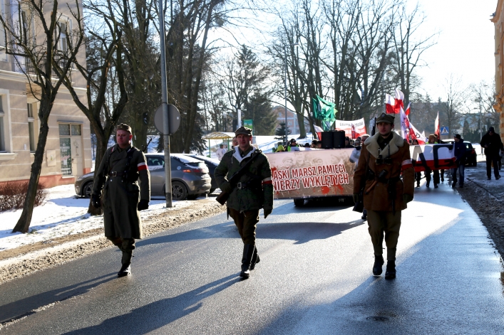Ulicami Elbląga przeszedł III Elbląski Marsz Pamięci  Żołnierzy Wyklętych 