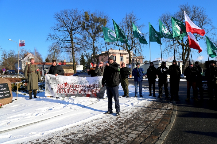 Ulicami Elbląga przeszedł III Elbląski Marsz Pamięci  Żołnierzy Wyklętych 
