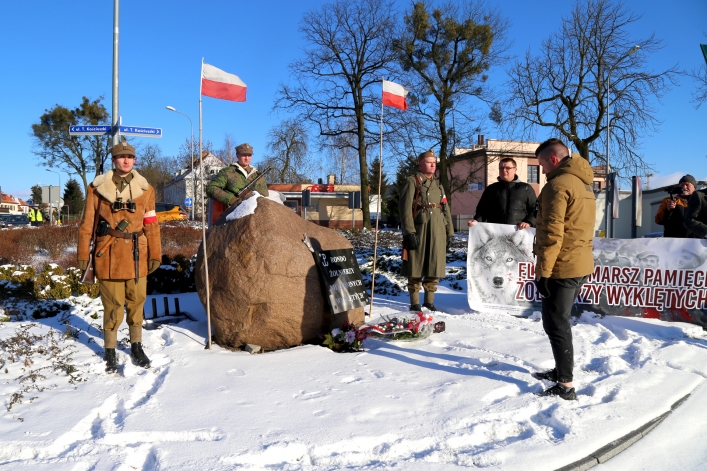 Ulicami Elbląga przeszedł III Elbląski Marsz Pamięci  Żołnierzy Wyklętych 