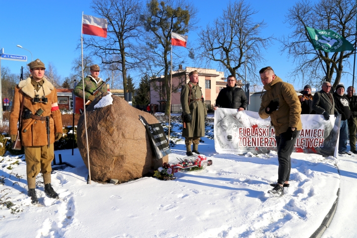 Ulicami Elbląga przeszedł III Elbląski Marsz Pamięci  Żołnierzy Wyklętych 