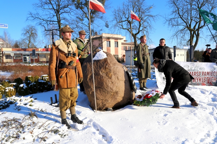 Ulicami Elbląga przeszedł III Elbląski Marsz Pamięci  Żołnierzy Wyklętych 
