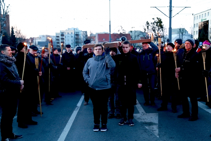 Ulicami Elbląga przeszła Droga Krzyżowa
