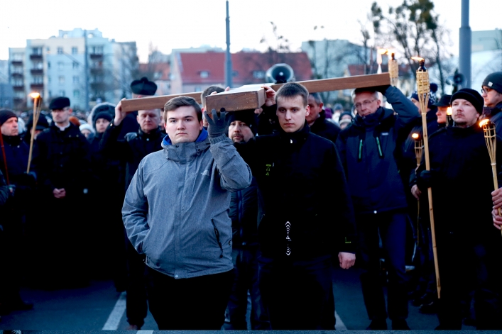 Ulicami Elbląga przeszła Droga Krzyżowa
